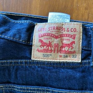 Washed and never worn Levi’s